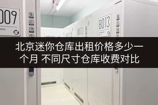 北京迷你仓库出租价格多少一个月 不同尺寸仓库收费对比