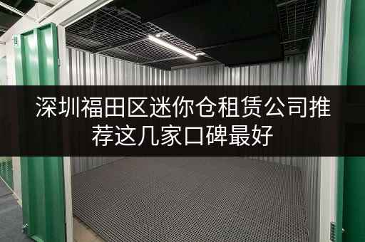 深圳福田区迷你仓租赁公司推荐这几家口碑最好