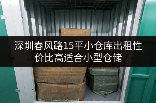 深圳春风路15平小仓库出租性价比高适合小型仓储