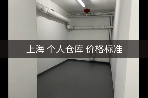 上海 个人仓库 价格标准，上海仓库多少钱一平