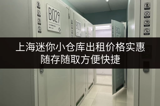 上海迷你小仓库出租价格实惠随存随取方便快捷