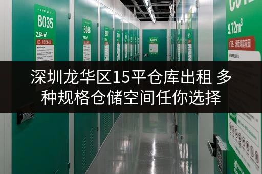 深圳龙华区15平仓库出租 多种规格仓储空间任你选择
