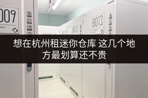 想在杭州租迷你仓库 这几个地方最划算还不贵