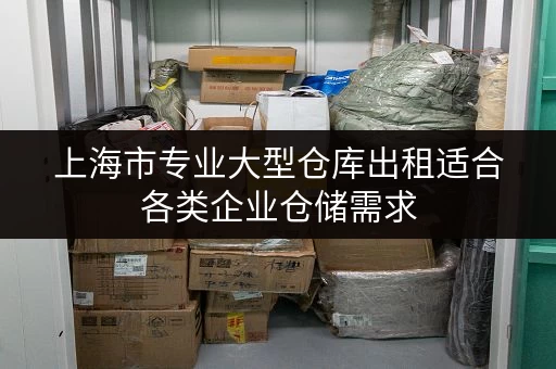 上海市专业大型仓库出租适合各类企业仓储需求