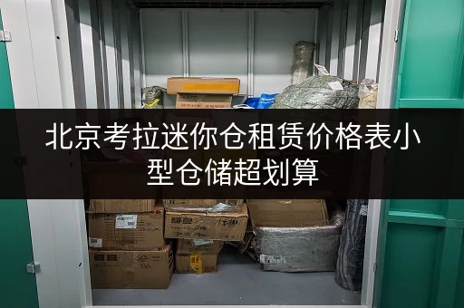 北京考拉迷你仓租赁价格表小型仓储超划算