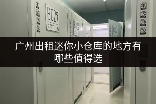 广州出租迷你小仓库的地方有哪些值得选