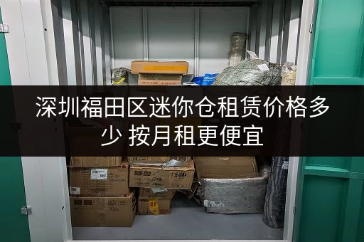 深圳福田区迷你仓租赁价格多少 按月租更便宜