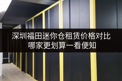 深圳福田迷你仓租赁价格对比 哪家更划算一看便知