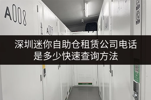 深圳迷你自助仓租赁公司电话是多少快速查询方法