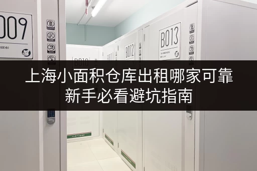 上海小面积仓库出租哪家可靠新手必看避坑指南