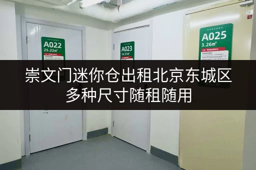 崇文门迷你仓出租北京东城区多种尺寸随租随用