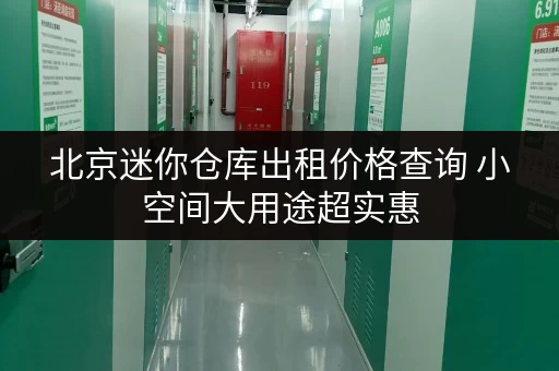 北京迷你仓库出租价格查询 小空间大用途超实惠
