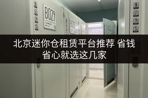 北京迷你仓租赁平台推荐 省钱省心就选这几家