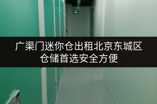 广渠门迷你仓出租北京东城区仓储首选安全方便
