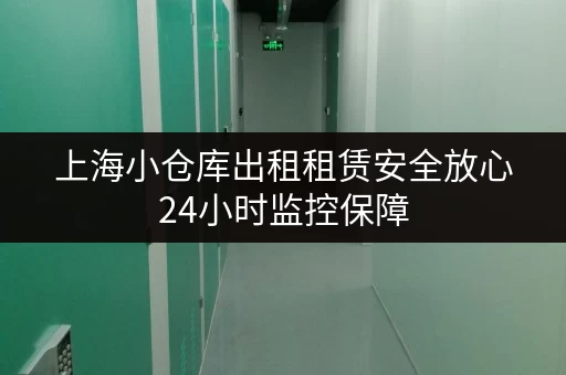 上海小仓库出租租赁安全放心24小时监控保障