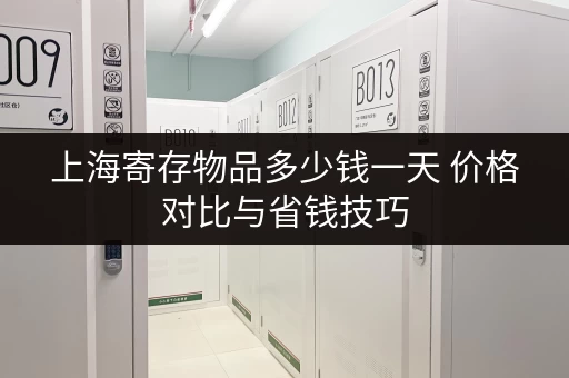 上海寄存物品多少钱一天 价格对比与省钱技巧
