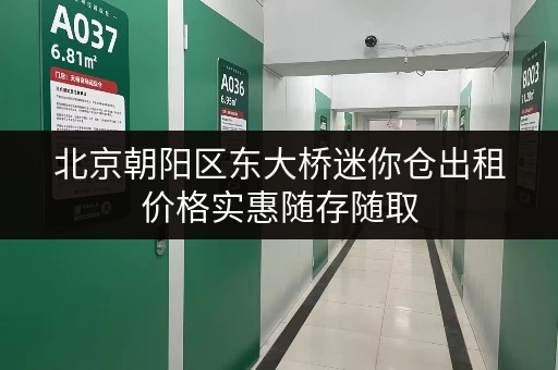 北京朝阳区东大桥迷你仓出租价格实惠随存随取
