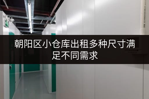 朝阳区小仓库出租多种尺寸满足不同需求