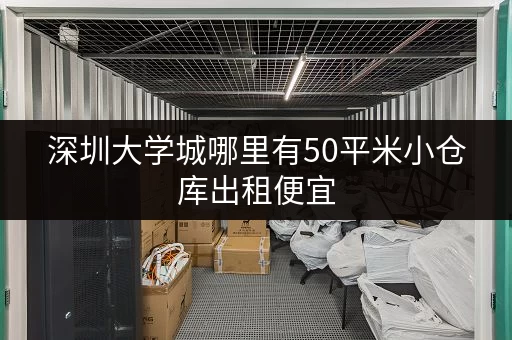 深圳大学城哪里有50平米小仓库出租便宜