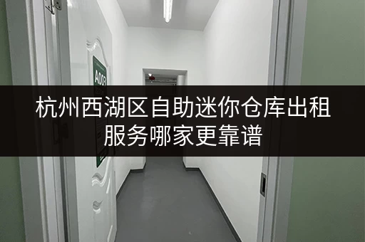 杭州西湖区自助迷你仓库出租服务哪家更靠谱