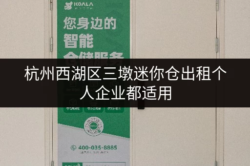 杭州西湖区三墩迷你仓出租个人企业都适用