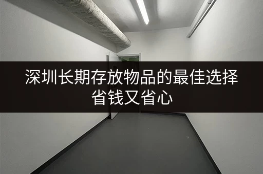 深圳长期存放物品的最佳选择省钱又省心