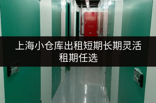 上海小仓库出租短期长期灵活租期任选