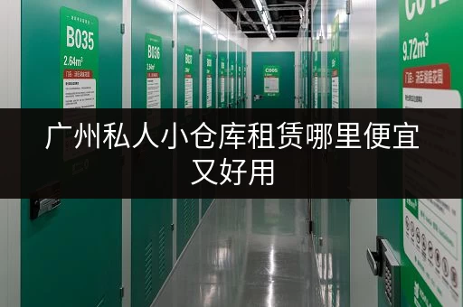广州私人小仓库租赁哪里便宜又好用