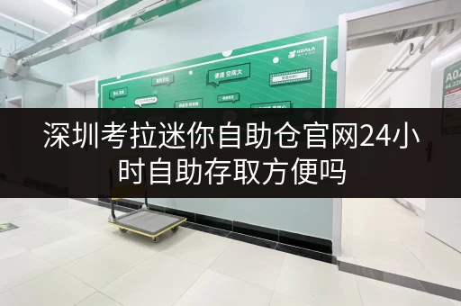 深圳考拉迷你自助仓官网24小时自助存取方便吗
