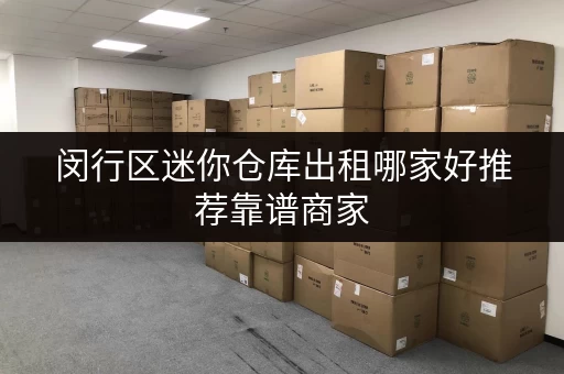 闵行区迷你仓库出租哪家好推荐靠谱商家