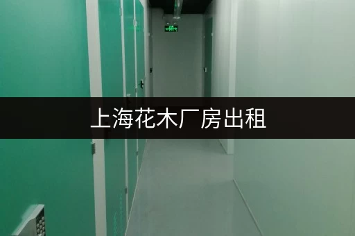 上海花木厂房出租