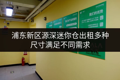 浦东新区源深迷你仓出租多种尺寸满足不同需求