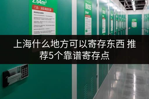 上海什么地方可以寄存东西 推荐5个靠谱寄存点