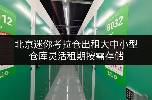 北京迷你考拉仓出租大中小型仓库灵活租期按需存储