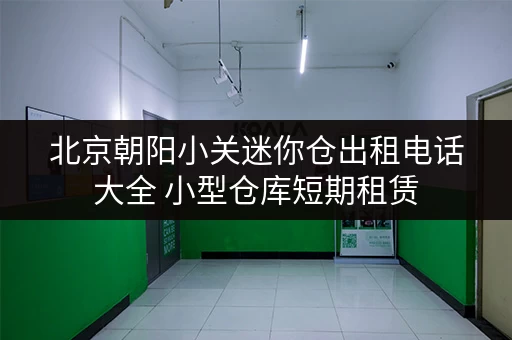 北京朝阳小关迷你仓出租电话大全 小型仓库短期租赁