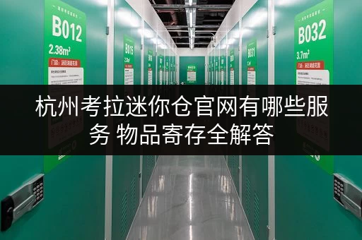 杭州考拉迷你仓官网有哪些服务 物品寄存全解答 杭州考拉迷你仓官网有哪些服务 物品寄存全解答