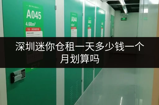 深圳迷你仓租一天多少钱一个月划算吗