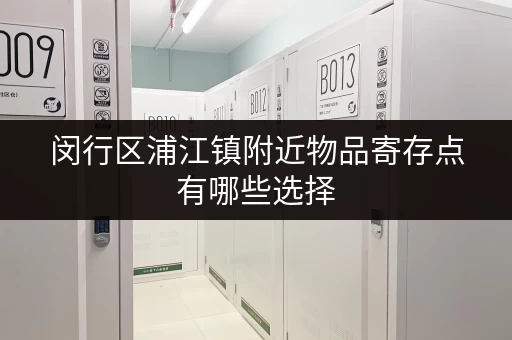 闵行区浦江镇附近物品寄存点有哪些选择 闵行区浦江镇附近物品寄存点有哪些选择