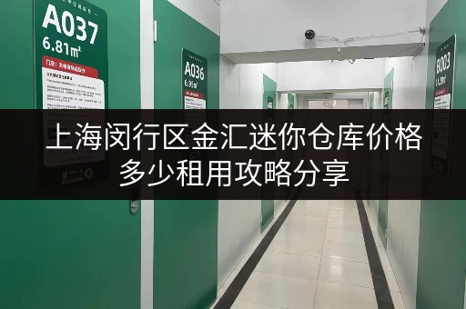 上海闵行区金汇迷你仓库价格多少租用攻略分享