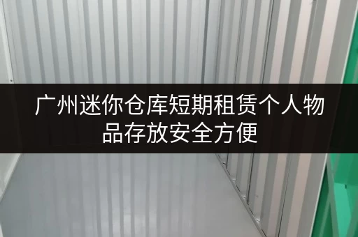 广州迷你仓库短期租赁个人物品存放安全方便