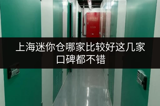 上海迷你仓哪家比较好这几家口碑都不错 上海迷你仓哪家比较好这几家口碑都不错