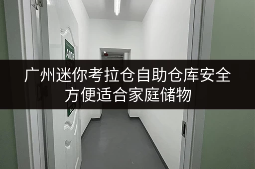 广州迷你考拉仓自助仓库安全方便适合家庭储物 广州迷你考拉仓自助仓库安全方便适合家庭储物