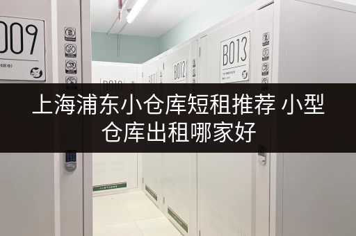 上海浦东小仓库短租推荐 小型仓库出租哪家好