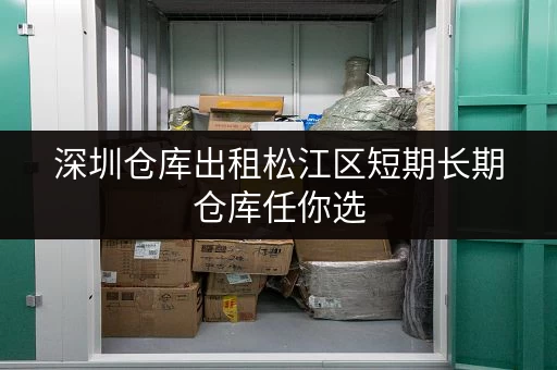 深圳仓库出租松江区短期长期仓库任你选