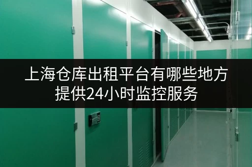 上海仓库出租平台有哪些地方提供24小时监控服务