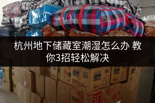 杭州地下储藏室潮湿怎么办 教你3招轻松解决 杭州地下储藏室潮湿怎么办 教你3招轻松解决