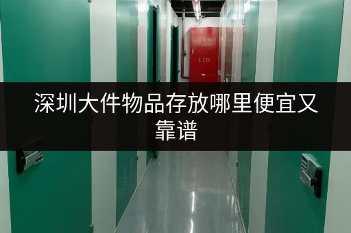 深圳大件物品存放哪里便宜又靠谱
