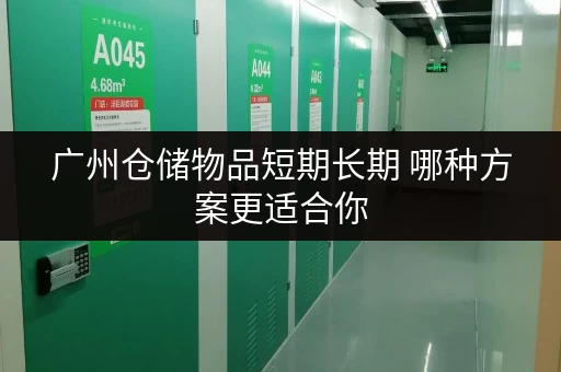 广州仓储物品短期长期 哪种方案更适合你