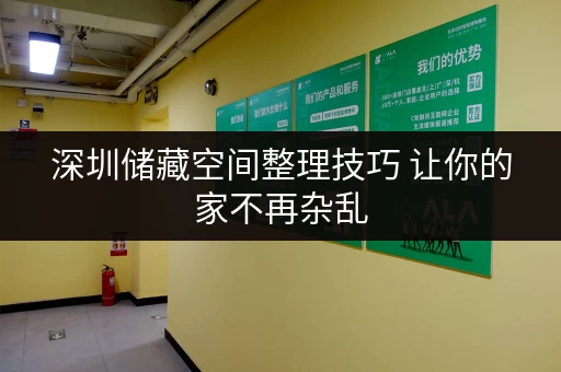深圳储藏空间整理技巧 让你的家不再杂乱