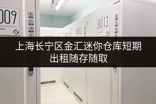 上海长宁区金汇迷你仓库短期出租随存随取